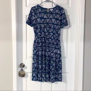 Lularoe blue grey dress